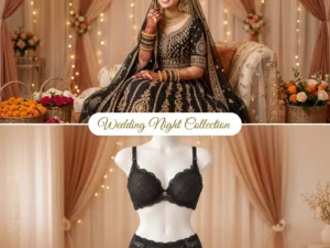 Black Lace Bra and Panty Set
