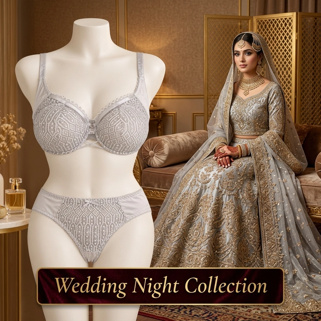 Diamond Lace Bra and Panty Set