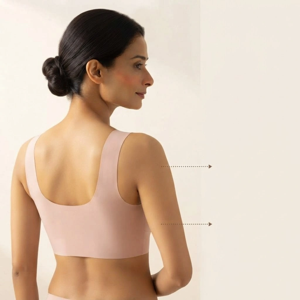 Women’s Front Closure Wireless Bra – Breathable Floral Lace Comfort Bra - Image 2