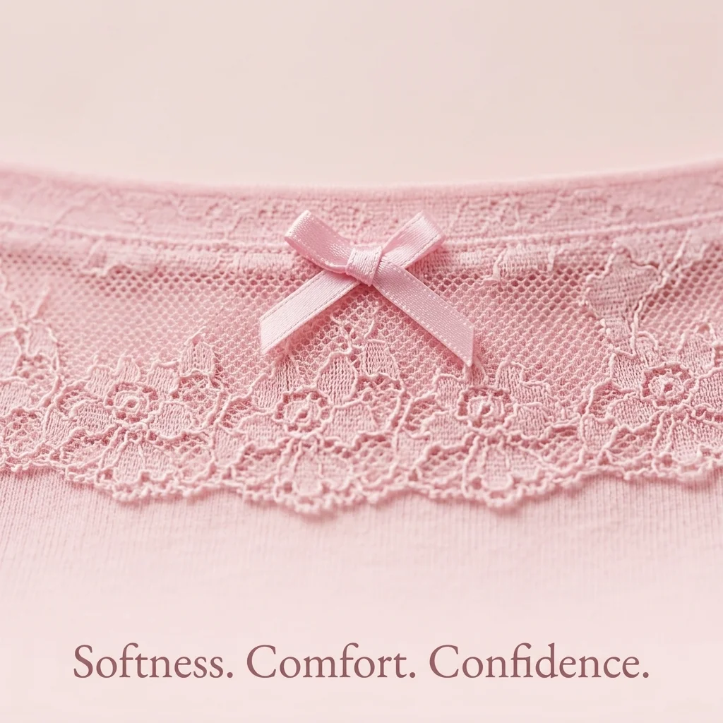 Women’s Lace Trim Cotton Panties (Pack of 4) - Image 3